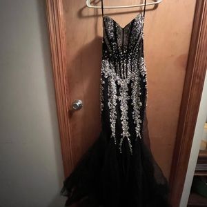 Jovani black prom gown